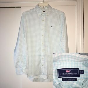 Vineyard Vines Whale Long Sleeve Shirt Size Med